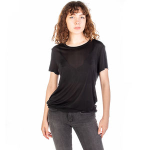 IRO. JEANS BLACK T-SHIRT | WOMENS SIZE XS